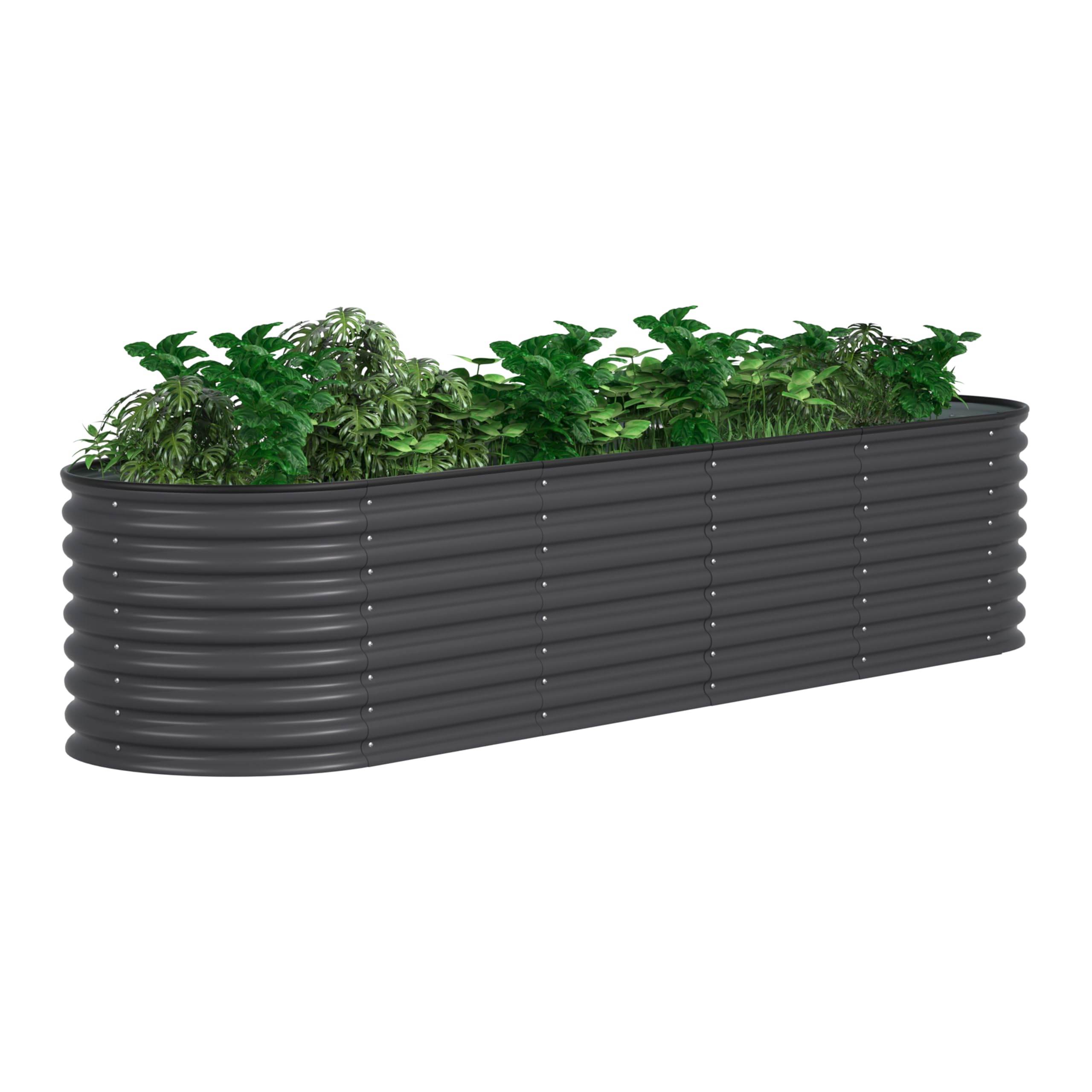 MUPATER 8x2x2ft raised garden bed