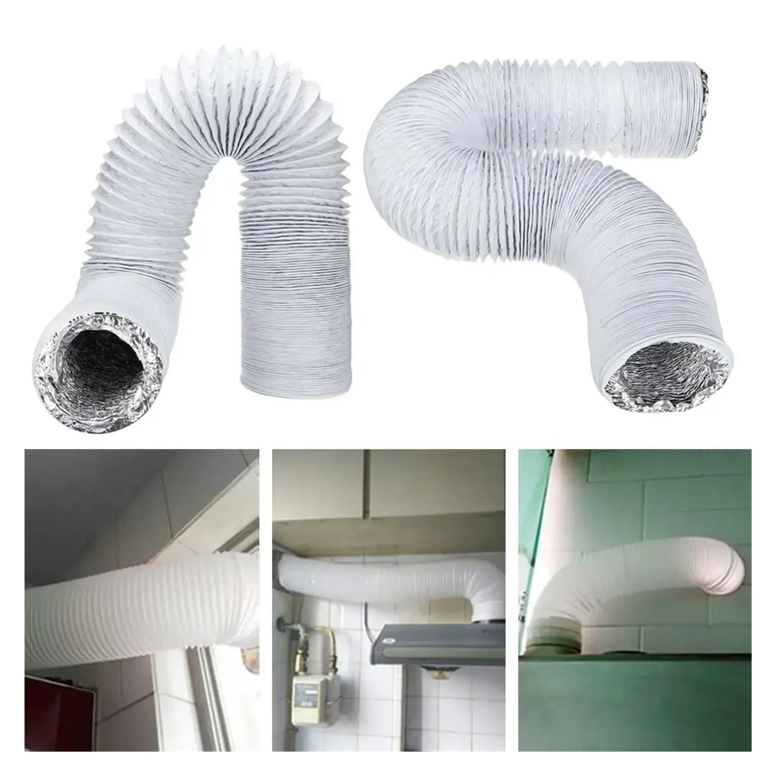 For Manguera De Ventilación De Escape Universal De CA