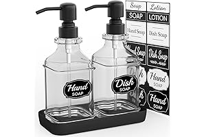 Smart Bathroom Dispenser - 2 Pack Soap and Lotion Dispensers