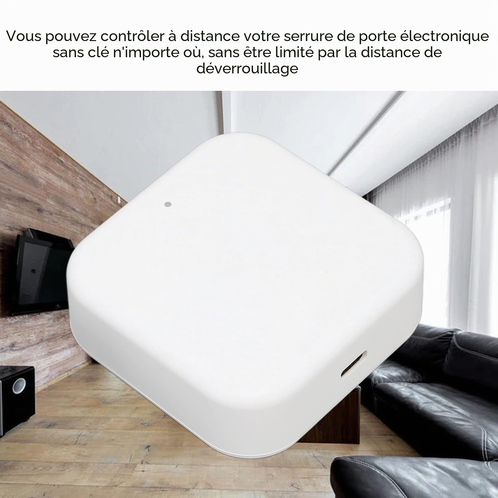 Smart Gateway Work, Télécommande sans Fil sans clé G2 Gateway DC 5V WiFi Ttlock Porte D'entrée Pênes Dormants