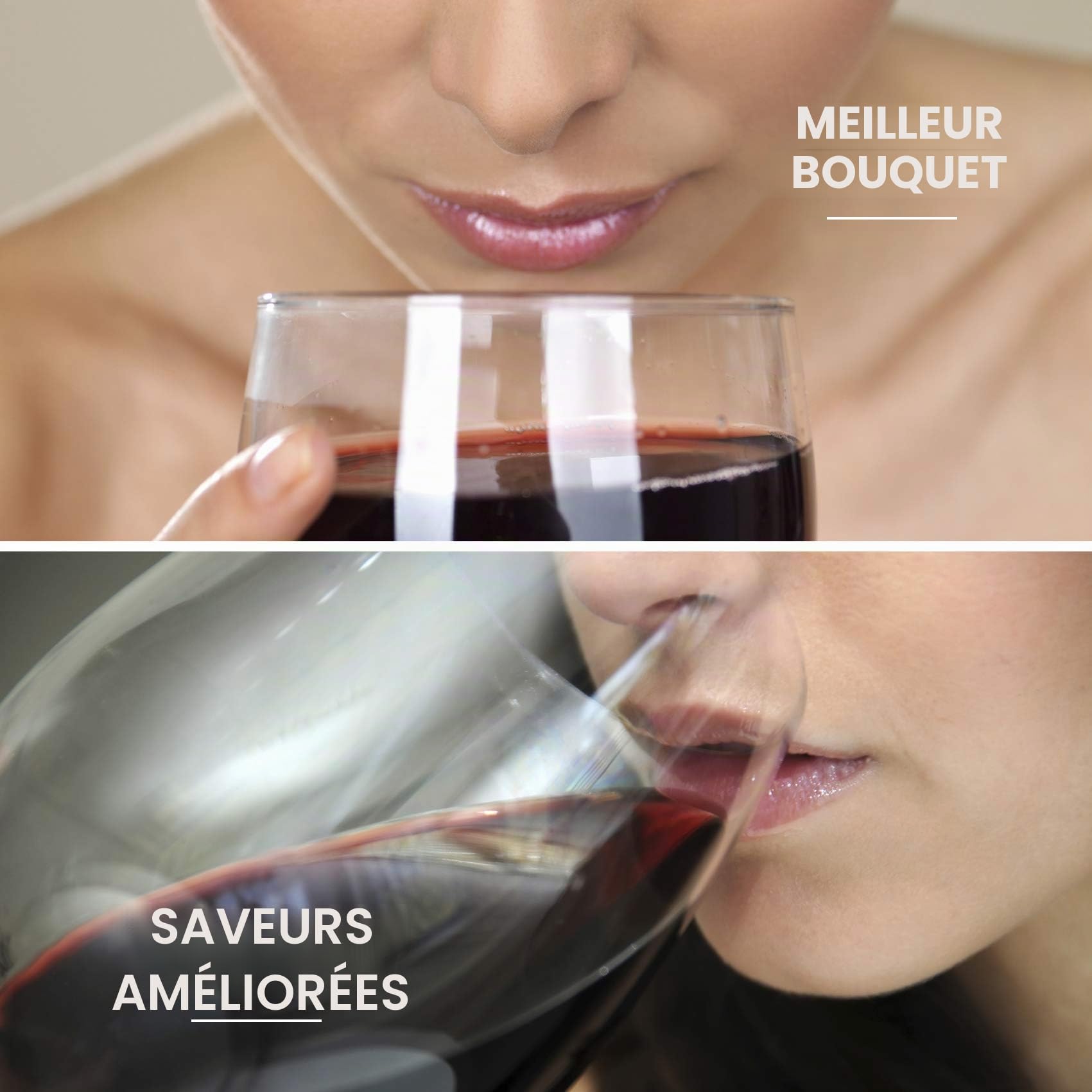 Final Touch Conundrum Aérateur de vin Decanter Potable Cadeau Clair,