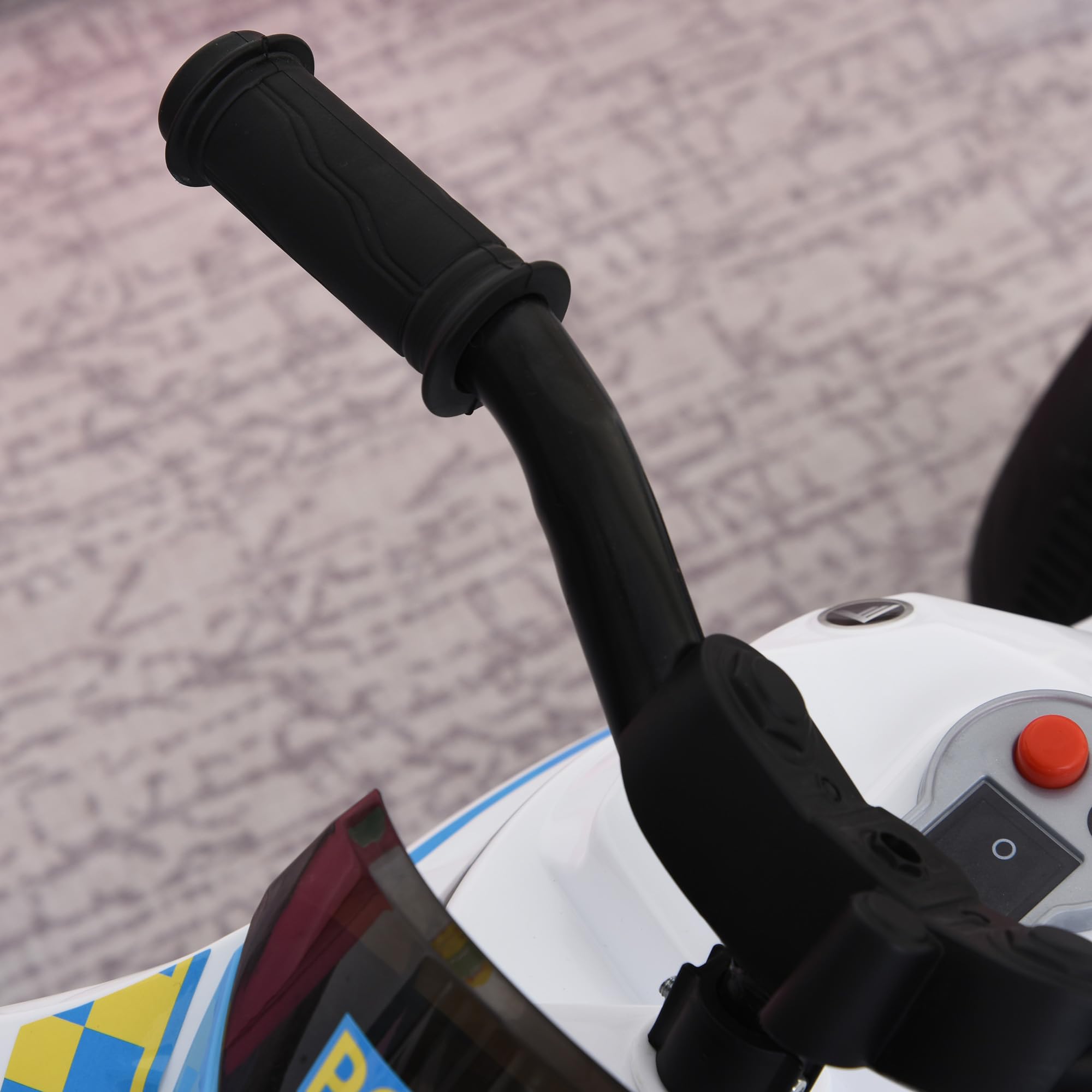 HOMCOM Rutschauto mit Musik und Scheinwerfer für 18-36 Monate Kinder Blau