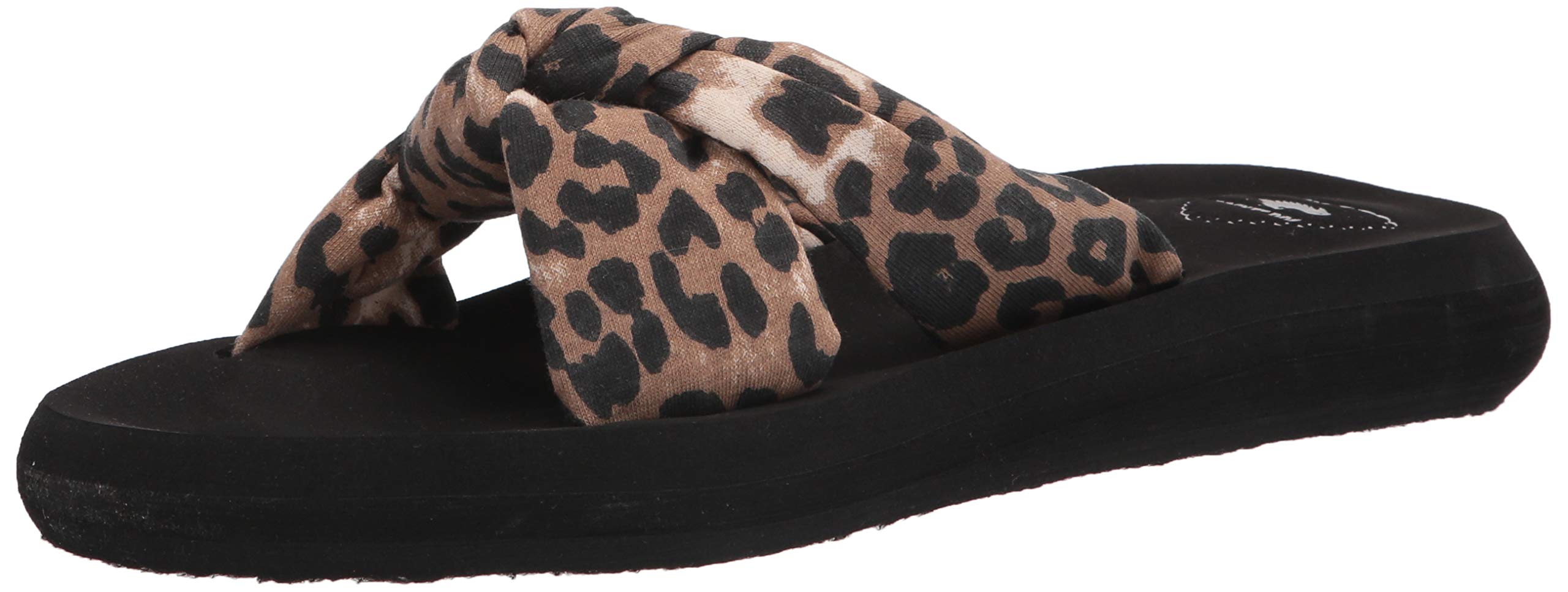 Rocket Dog Women's Slade Veeno Fabric Flip-Flop, Leopard