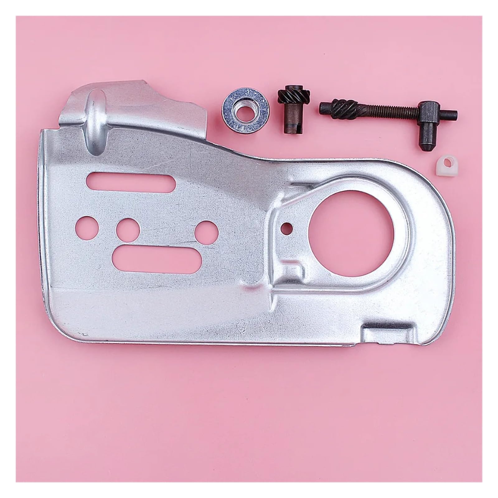 Piastra Guida tendicatena regolatore Catena for Kit Dado Barra 445 450 Motosega Sostituzione Pezzo di Ricambio utensile