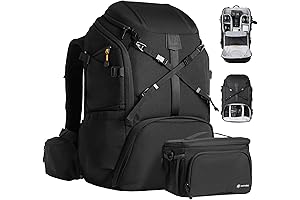 Waterproof Camera Backpack With Extendable Side Pockets