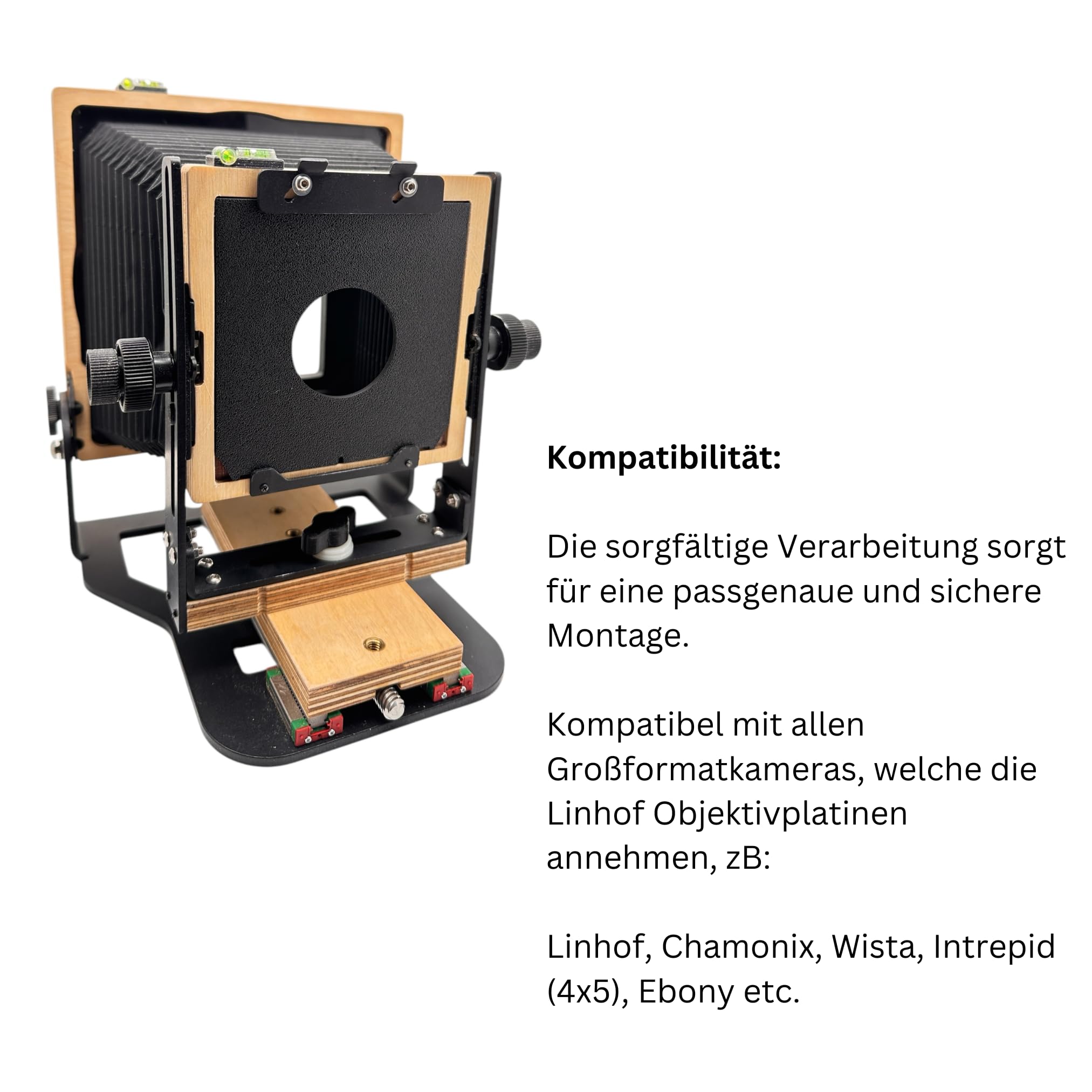 Scheda di grandi dimensioni per Linhof, Wista ecc Compur Copal #00#0#1#2#3 (00)