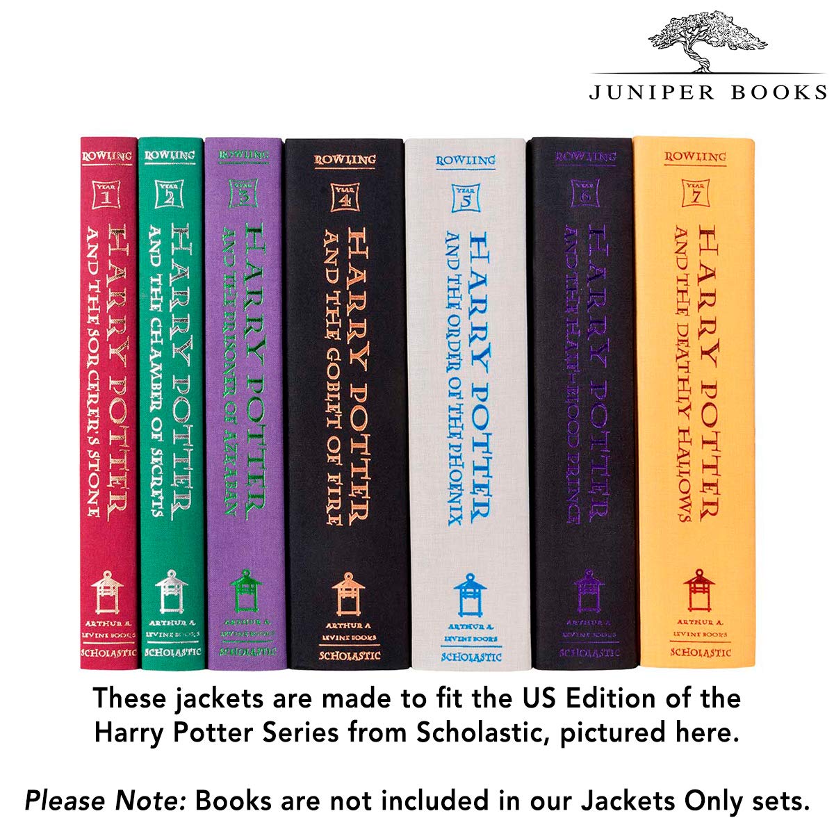 Juniper Books Harry Potter House Mashup DUST Jackets ONLY | Custom Book ...