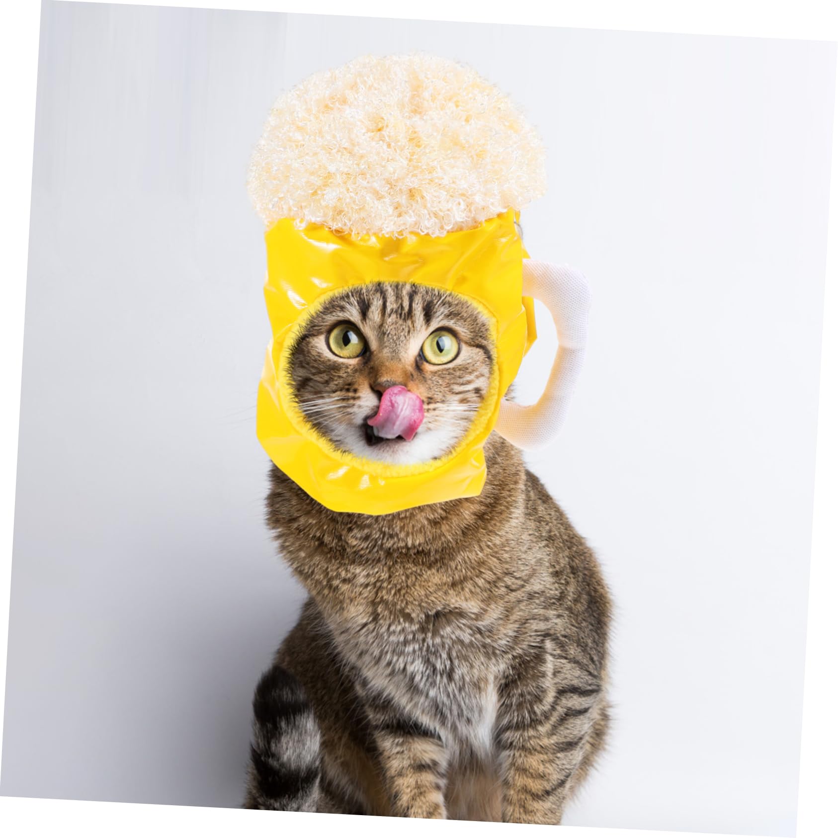 VERDANVERSE Cute Decorative Puppy Hat Novelty Beer Mug for Parties and Daily Wear Soft Plush Material for Comfort Adorable Pet Accessory