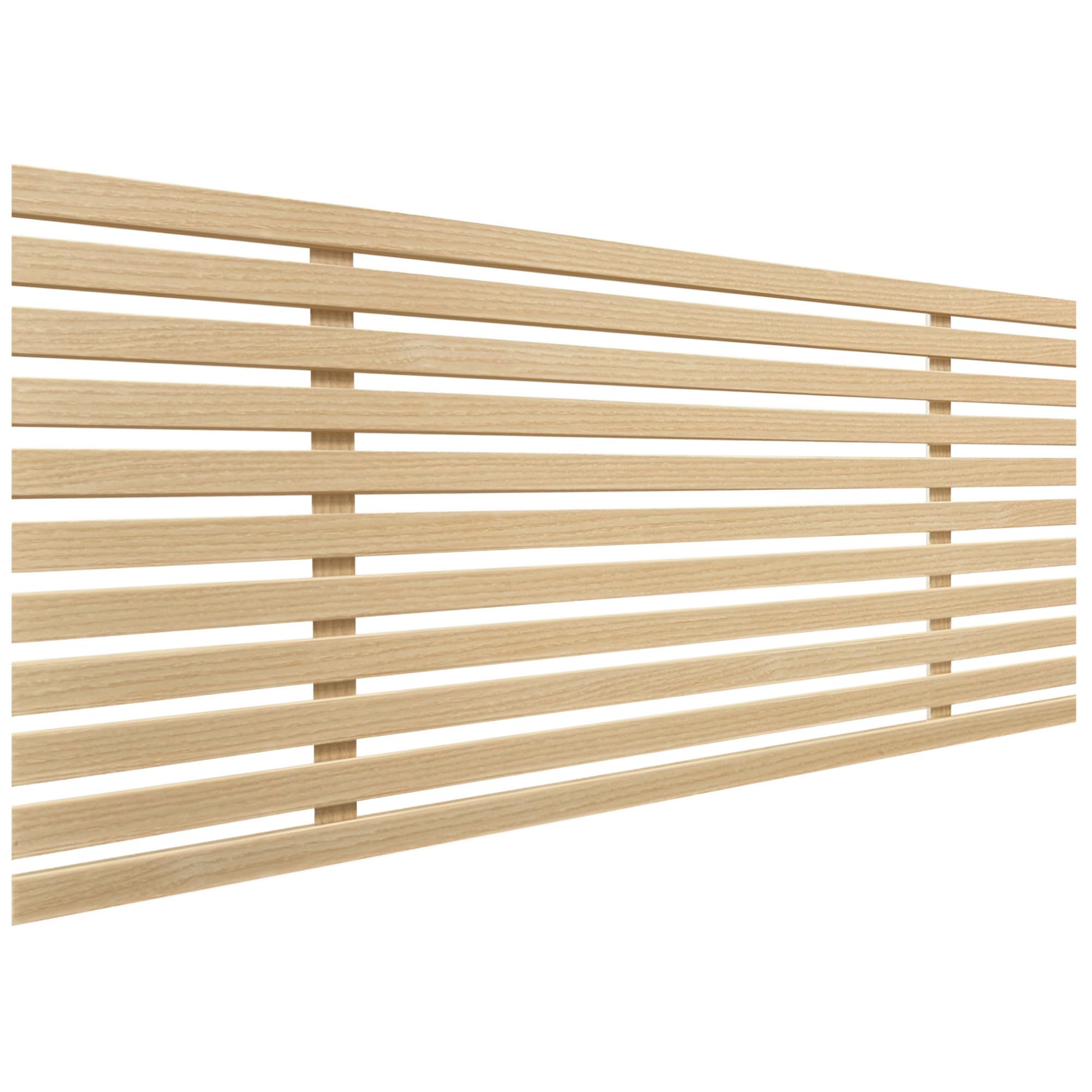 DHOME Cabecero de Madera reciclada DM Estilo Japones Cama Palets Herrajes incluidos (90cm, Madera Natural)