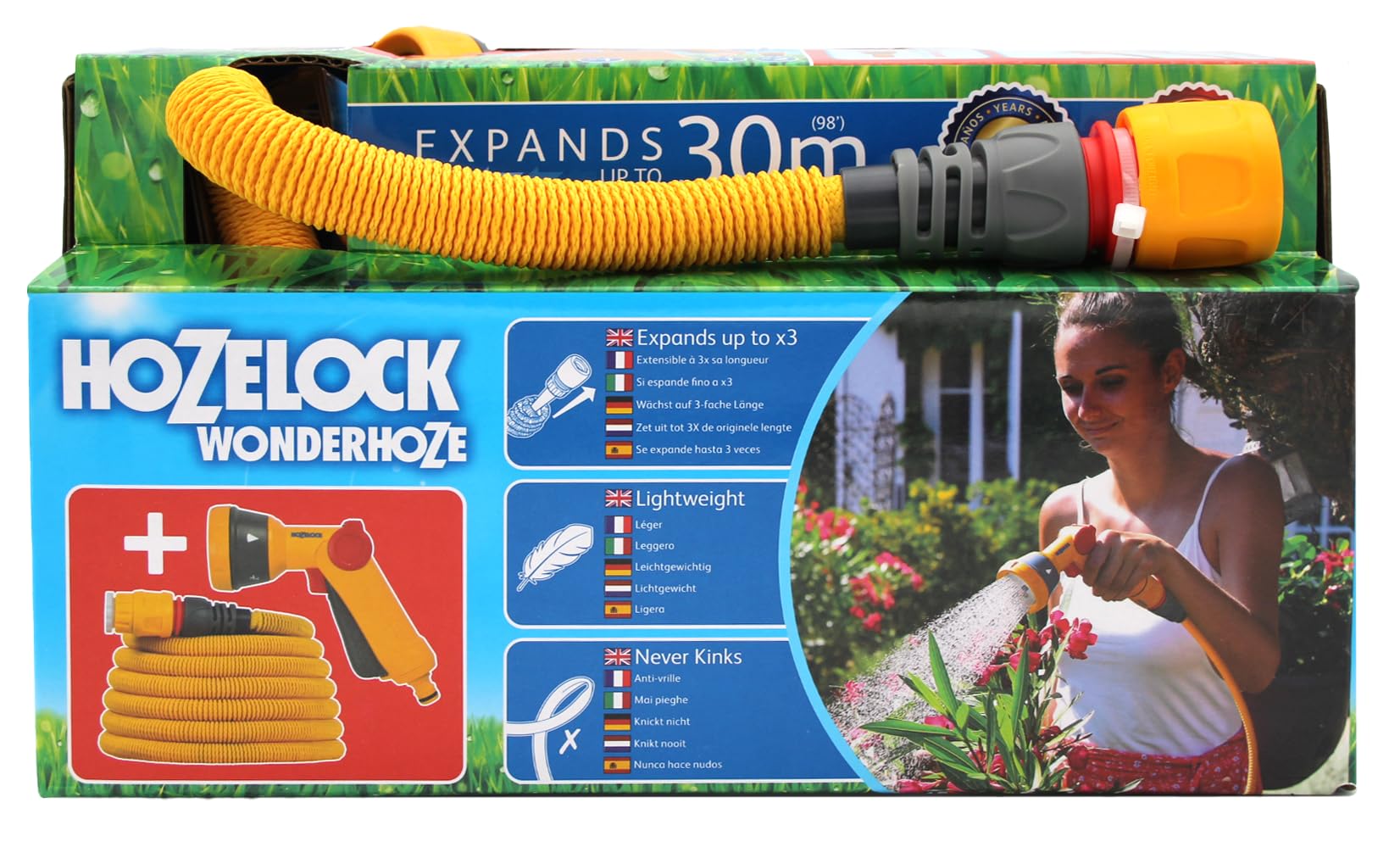 Hozelock 100-101-261 14 mm 30 m 5/8 pouce 30 m jaune Tuyau d'arrosage
