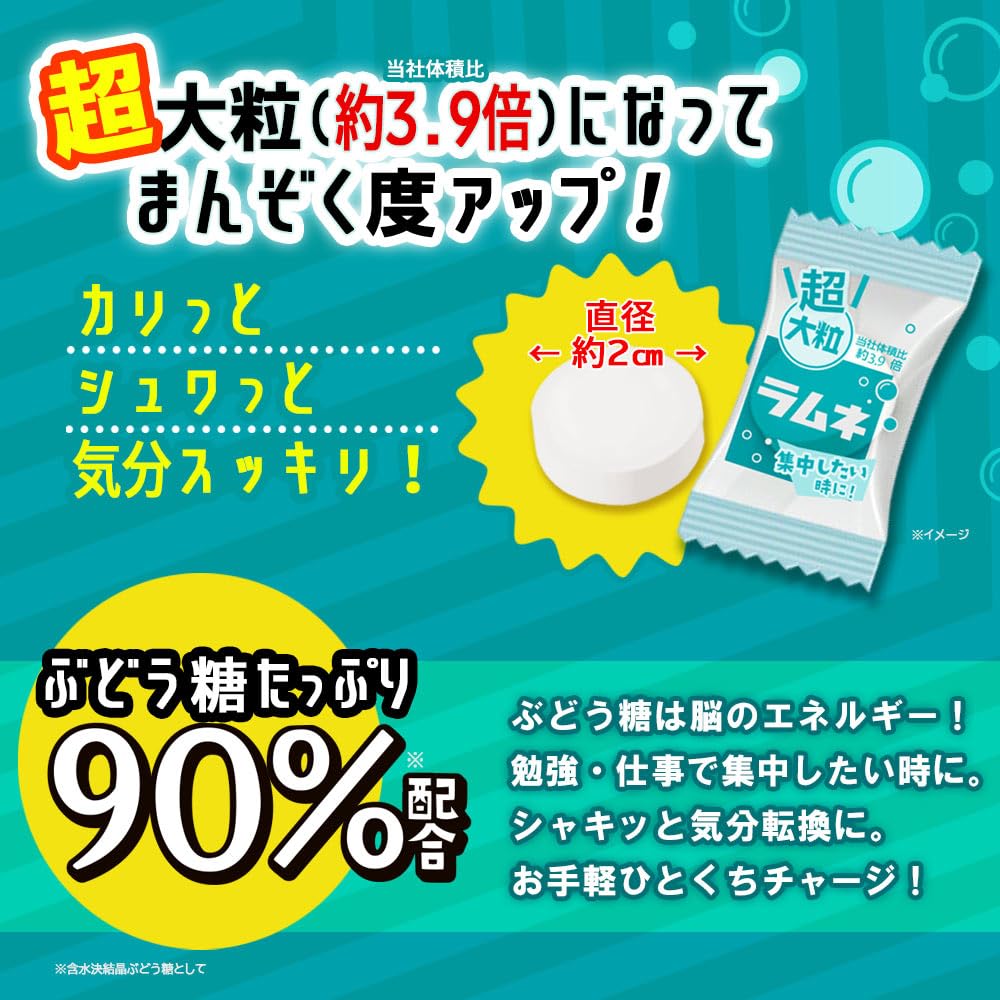Amazon.co.jp: 森永製菓 超大粒ラムネ 60g×6袋 : 食品・飲料・お酒