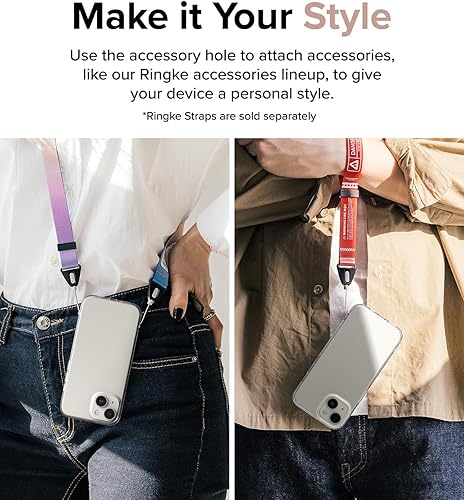 Miniatura 9 de Ringke Air - Funda compatible con iPhone 15 Plus, delgada, transparente, flexible, ligera, delgada para mujeres, hombres, transparente