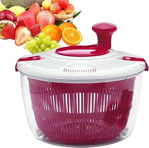 Miniatura 6 de Good Grips - Molinillo grande para ensalada, ensaladera para servir, 3 L, para lavar y lavar verduras, fruta, verduras, para lavar, girar y secar