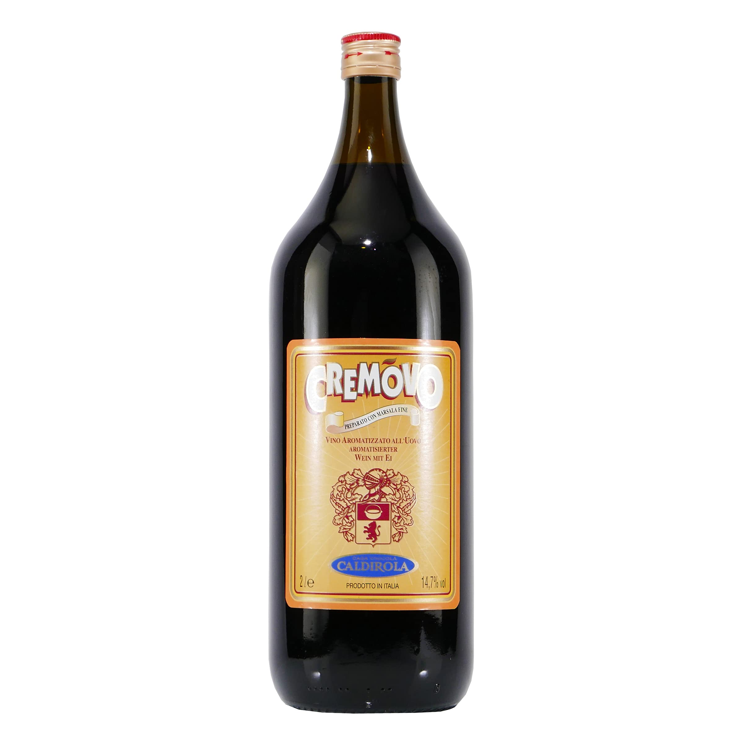 Caldirola Marsala Cremovo - Aromatisierter Wein mit Ei (2,0L)
