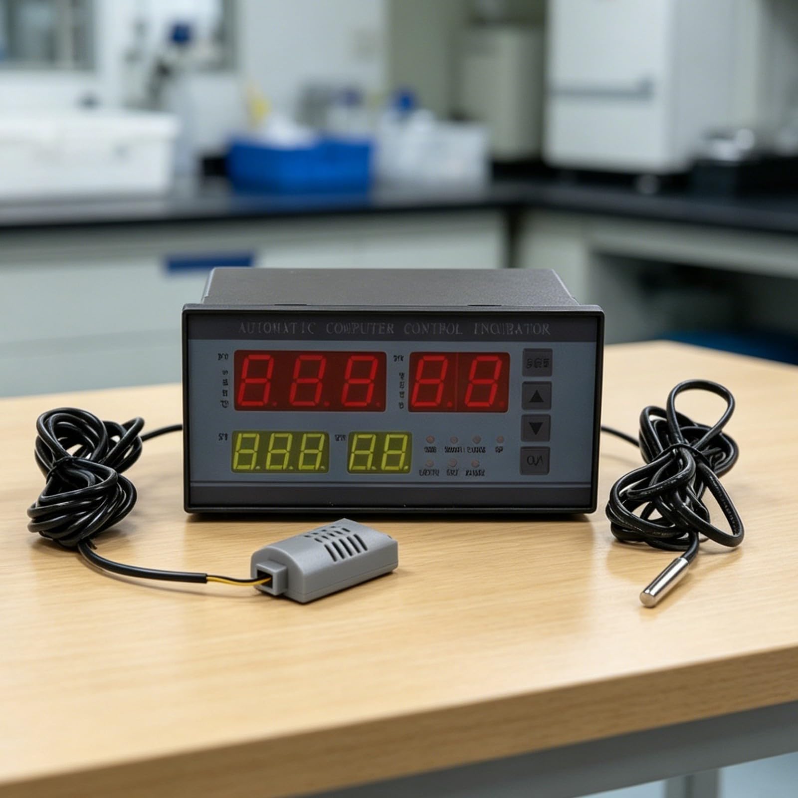 Controlador digital de temperatura para incubadora xm-18 con control de humedad de aire, pantalla LCD para incubadora, invernadero, terrario, 220 V