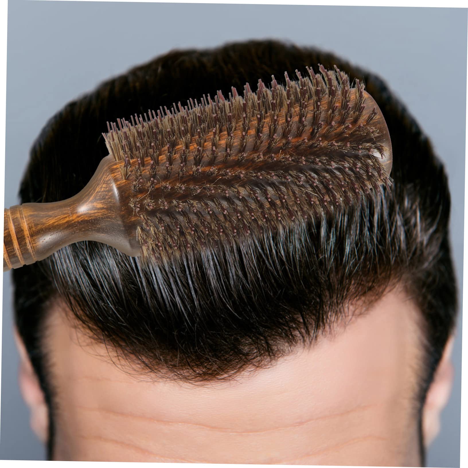 Peine Rizador De Madera Para Cabello Rizado Herramienta De Peinar Cepillo Para Secar Secador Para Mujeres y Niñas Casa