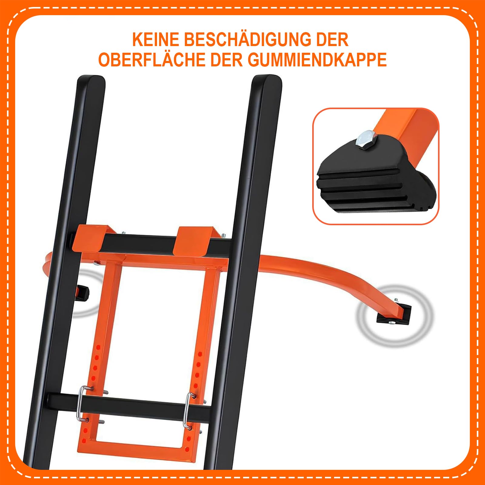 Ladder Stabilizer mit Handschuhen, Leiterständer und Leiterhaken
