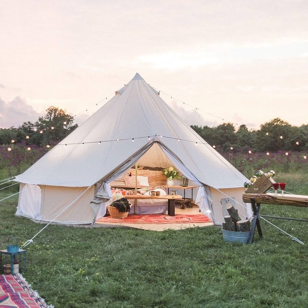 Cozy house bell tent 8-10人用 skyshalo-camping-tents-
