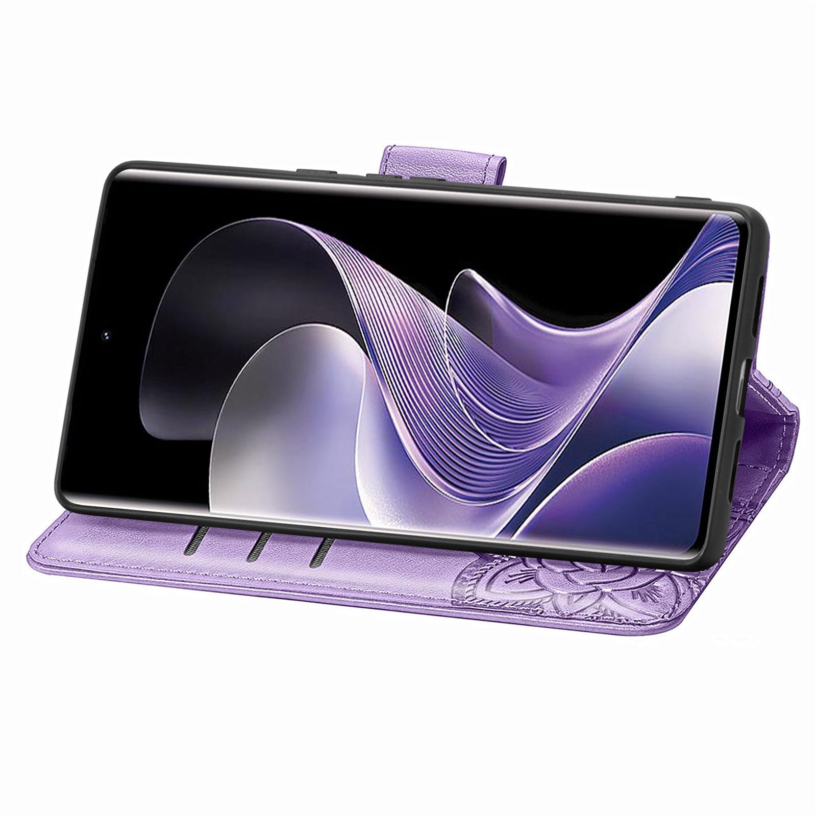 Haninsuze Cover per Xiaomi Redmi Note 14 5G Custodia Cover Pelle Libro Portafoglio con Porta Carte Magnetica Protezione Antiurto Cuoio Flip Case Custodia, farfalla dorata