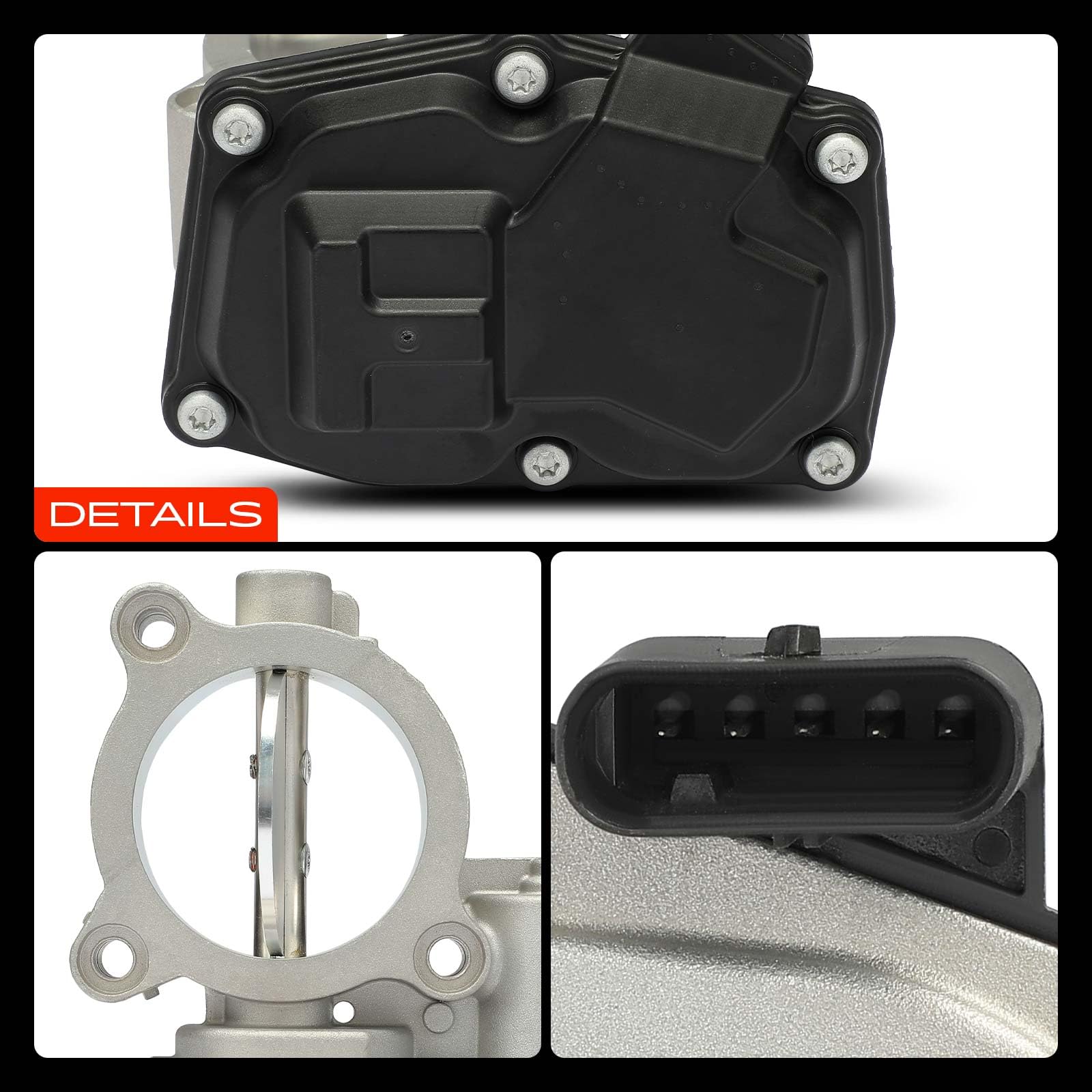 Frankberg Válvula de mariposa Cuerpo de mariposa Diesel Compatible con X3 F25 2.0L Serie 3 Touring F31 2.0L Serie 5 Touring F11 2.0L X1 E84 2.0L X3 F25 3.0L Replace# V20810021