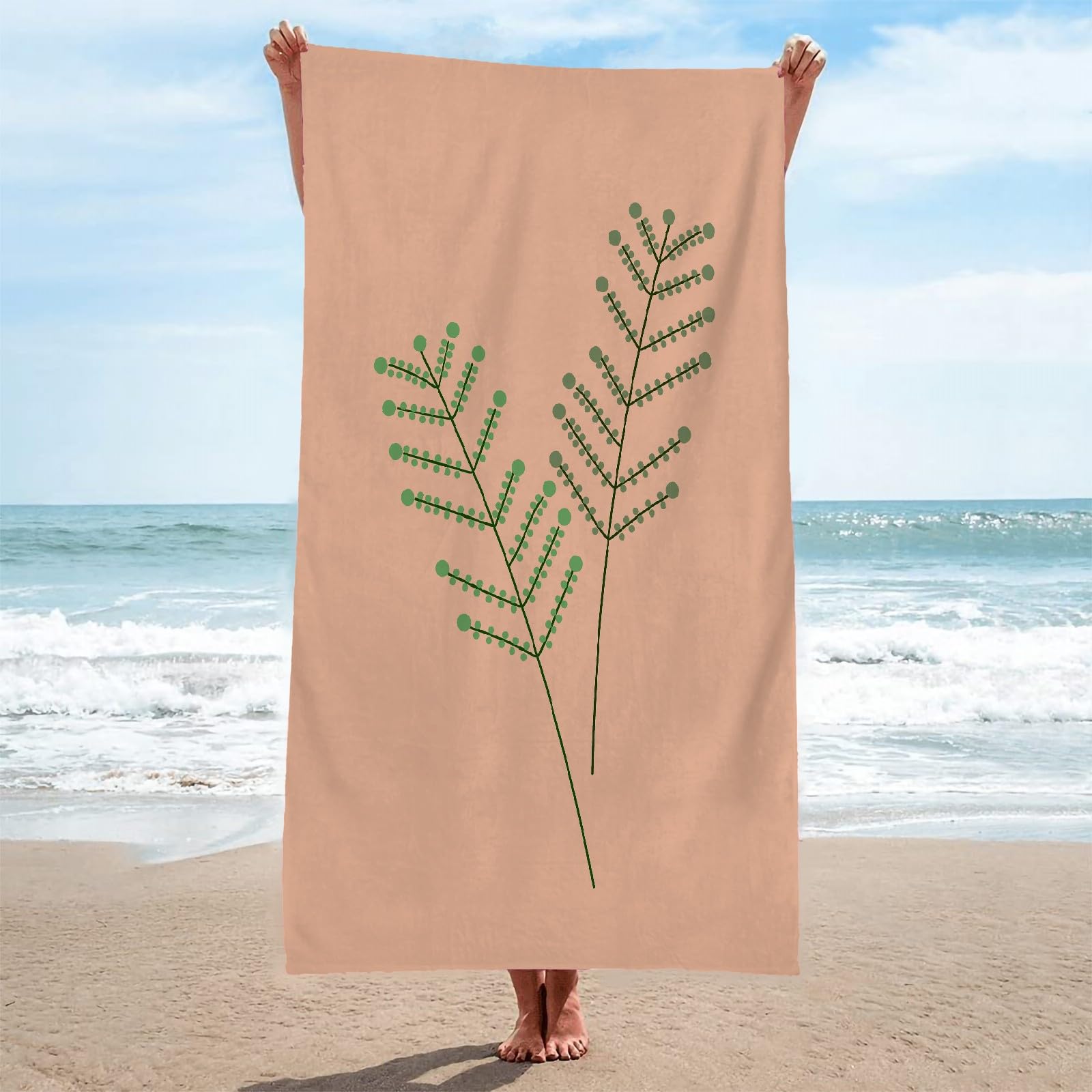 Toalla Playa Amarillo Toallas Playa Grande Microfibra Anti Arena Hojas Playa Toallas para NiñA NiñO Adulto Piscina Toalha de Praia Mujer Hombre 200x200cm