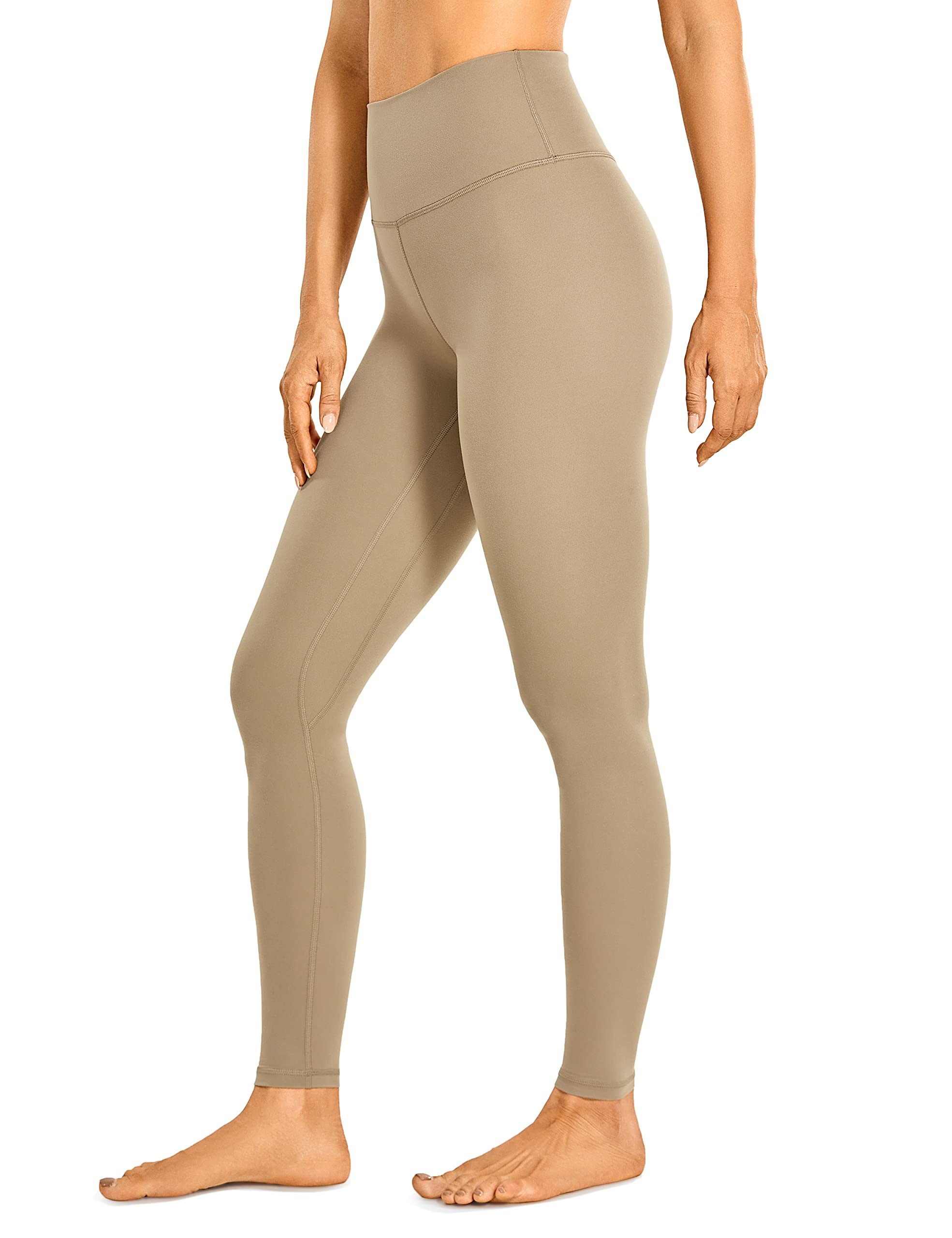 CRZ YOGA Women's Naked Feeling Soft Yoga Leggings 25" / 28" - Brushed Workout Pants High Waisted Leggings
