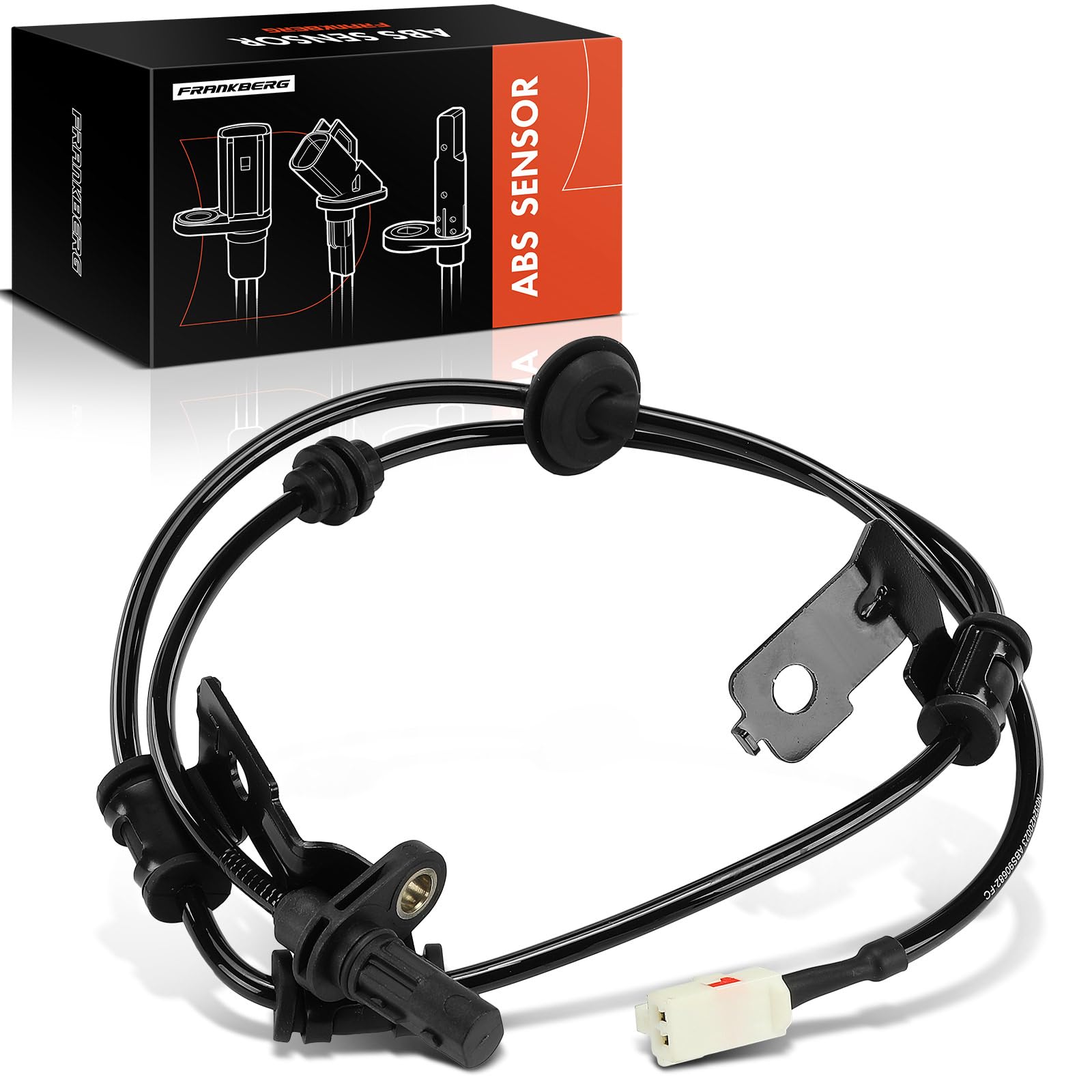 Frankberg Sensore Velocità Ruota ABS Sensore ABS 2-Poli Compatibile con Carens IV 1.6 GDi 1.7 CRDi 2.0 GDi 2013-2025 Replace# 31982,90682
