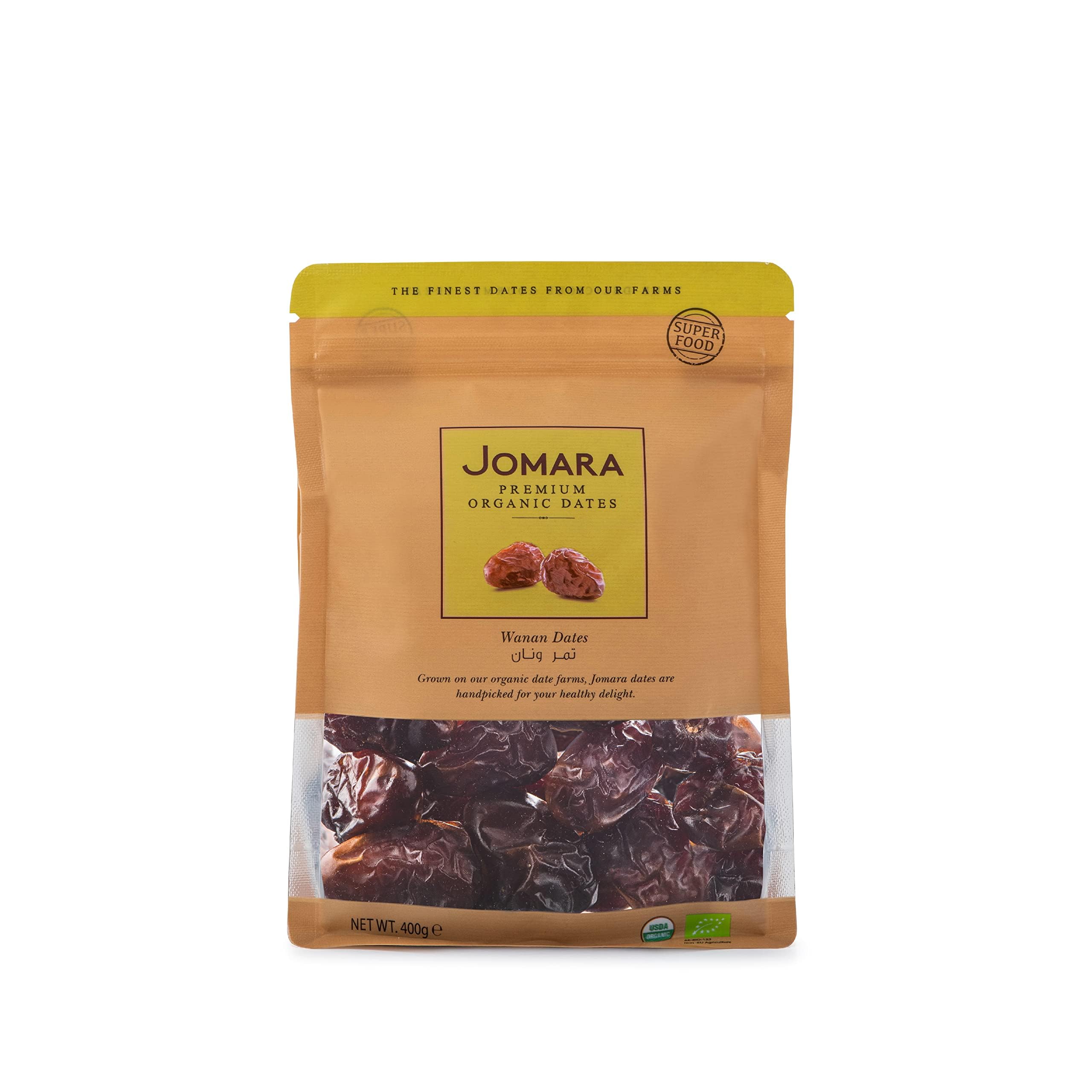 Jomara Organic Wanan Dates Pouch 400g