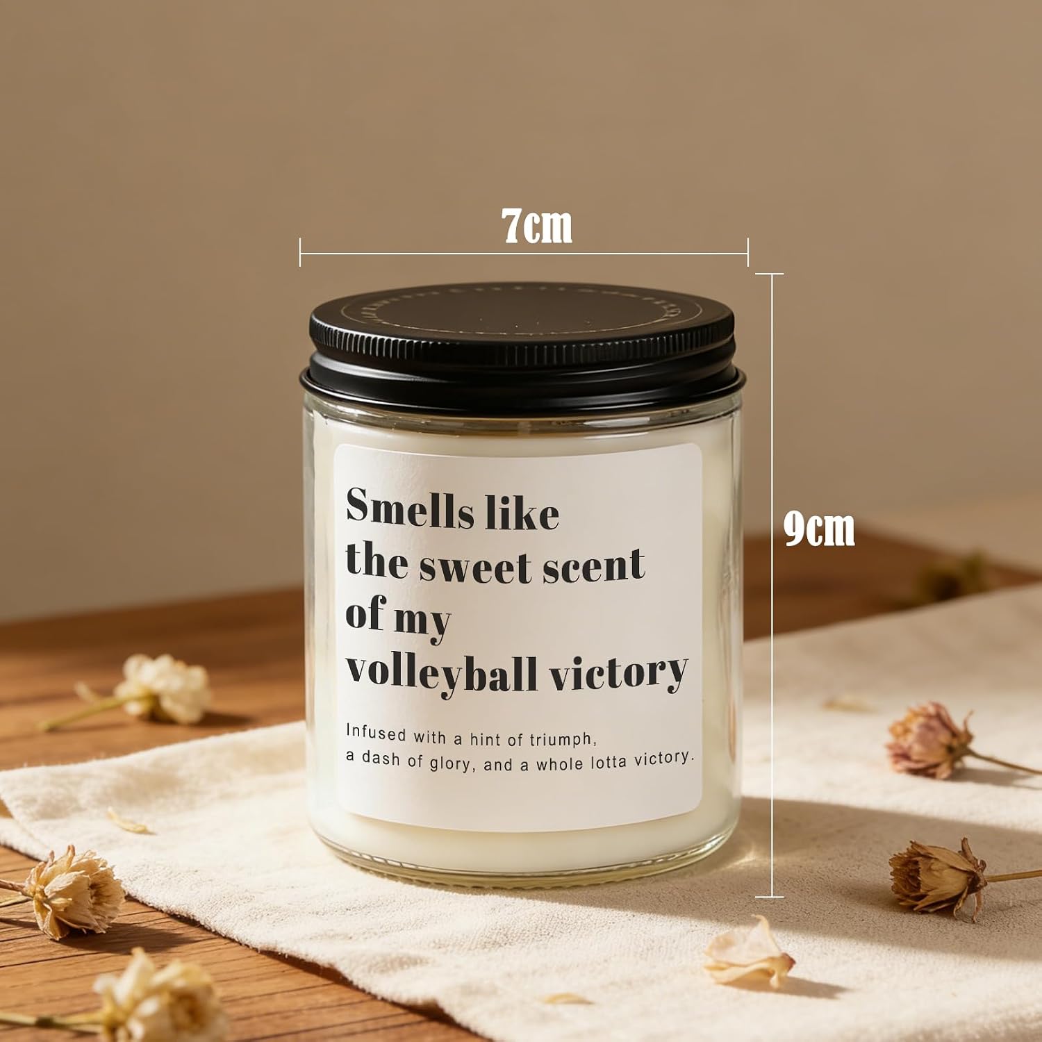 Volleyball Gift Ideas for Teen Girls and Women, Volleyball Candle image 5