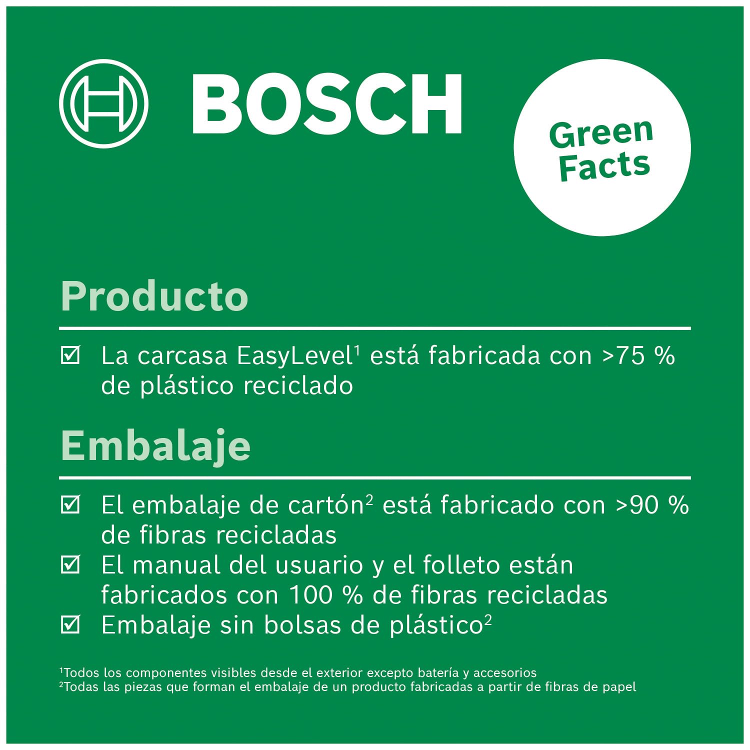 Bosch nivel de burbuja láser EasyLevel con soporte mural (nivel láser para la alineación flexible en paredes y punto láser para la transferencia sencilla de alturas, en caja para e-commerce)