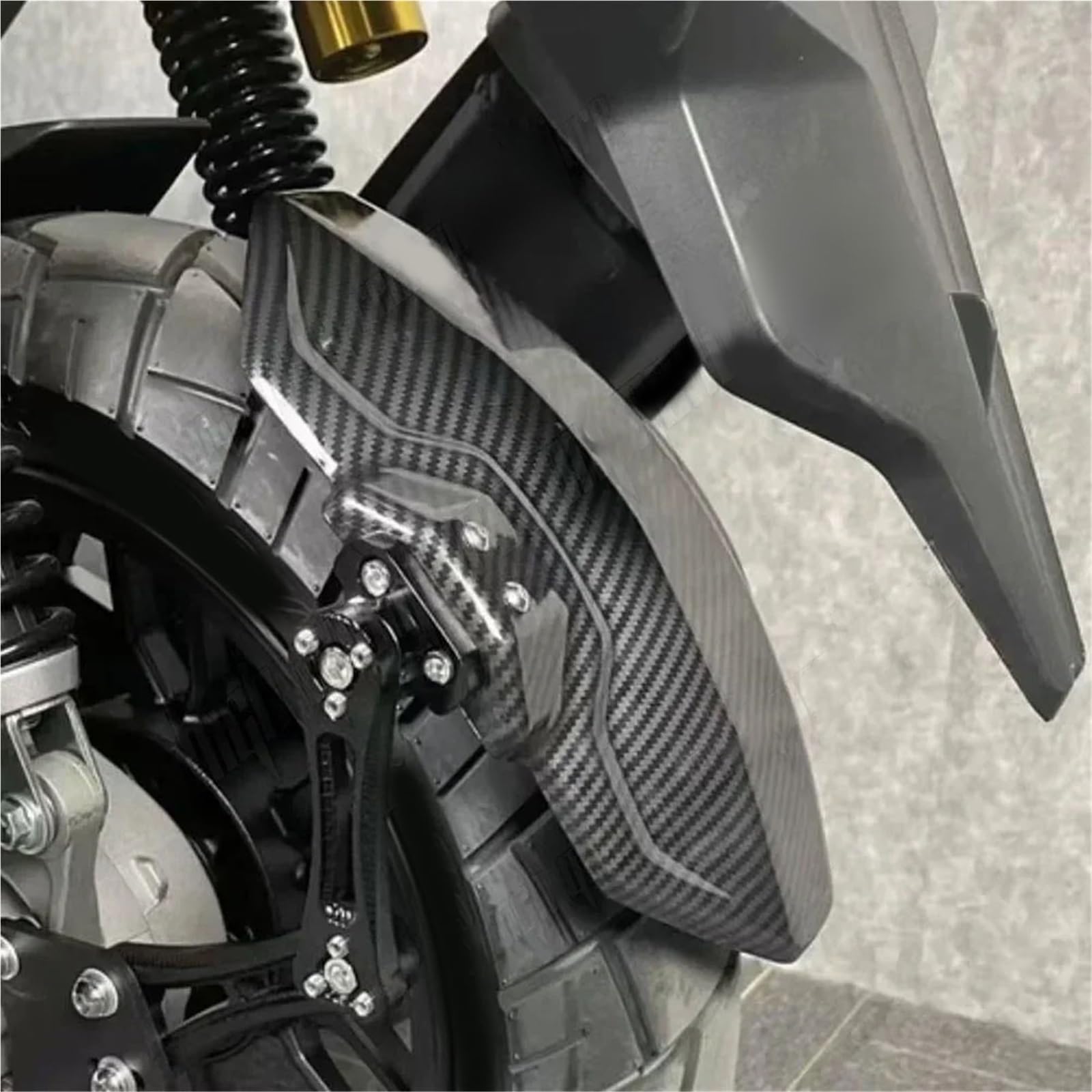 Per QJMoto MTX125 125MTX MTX 125 Parafango Posteriore In Alluminio Moto Parafanghi Stampati In Fibra Di Carbonio