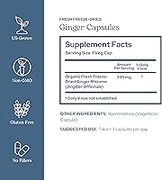 Vista 2 de Eclectic Herb - Cápsulas de jengibre Antioxidantes para apoyo cardíaco y salud digestiva Suplemento de hierbas Cultivado en Estados Unidos