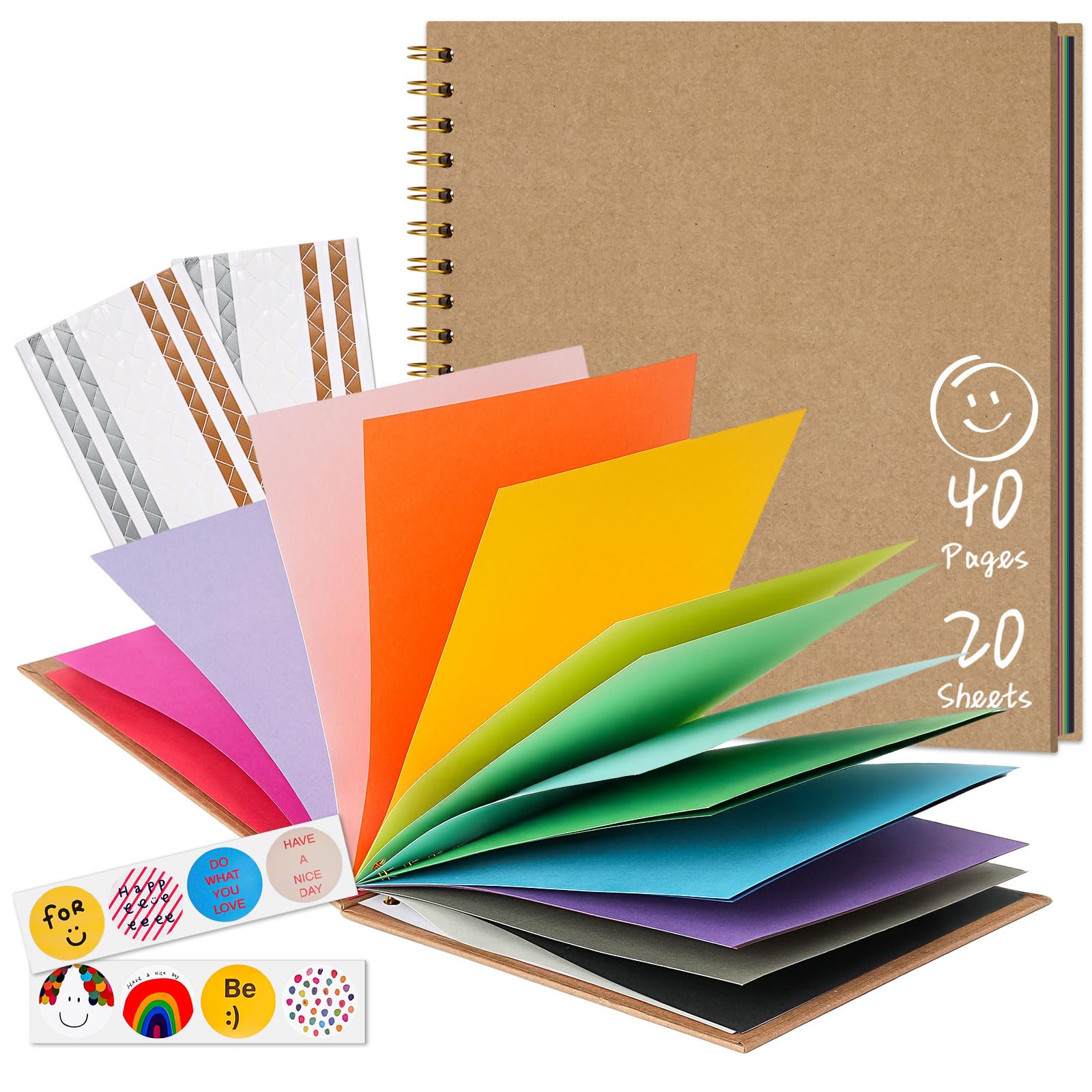 Livre scrapbooking enfant pour conserver les souvenirs de vacances et photos