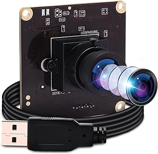 1080P Web Camera,OV4689 Sensor Mini Webcam High Frame Rate 640X360@260fps,Full HD Mini USB Camera Module,for Zoom/Amcap/OBS,2MP PC USB Computer Camera for Linux Windows Raspberry pi USBFHD08S-LC1100