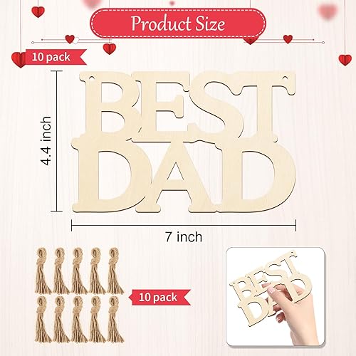 Miniatura 298 de Trébol de madera de gran tamaño de 7 pulgadas, adornos para el día de San Patricio para pintar, tréboles de madera en blanco en blanco, sin