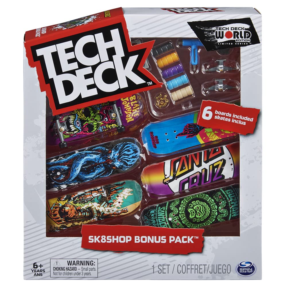 Bizak Tech Deck Skate Shop 6 patins (61929495), [modèle assorti]