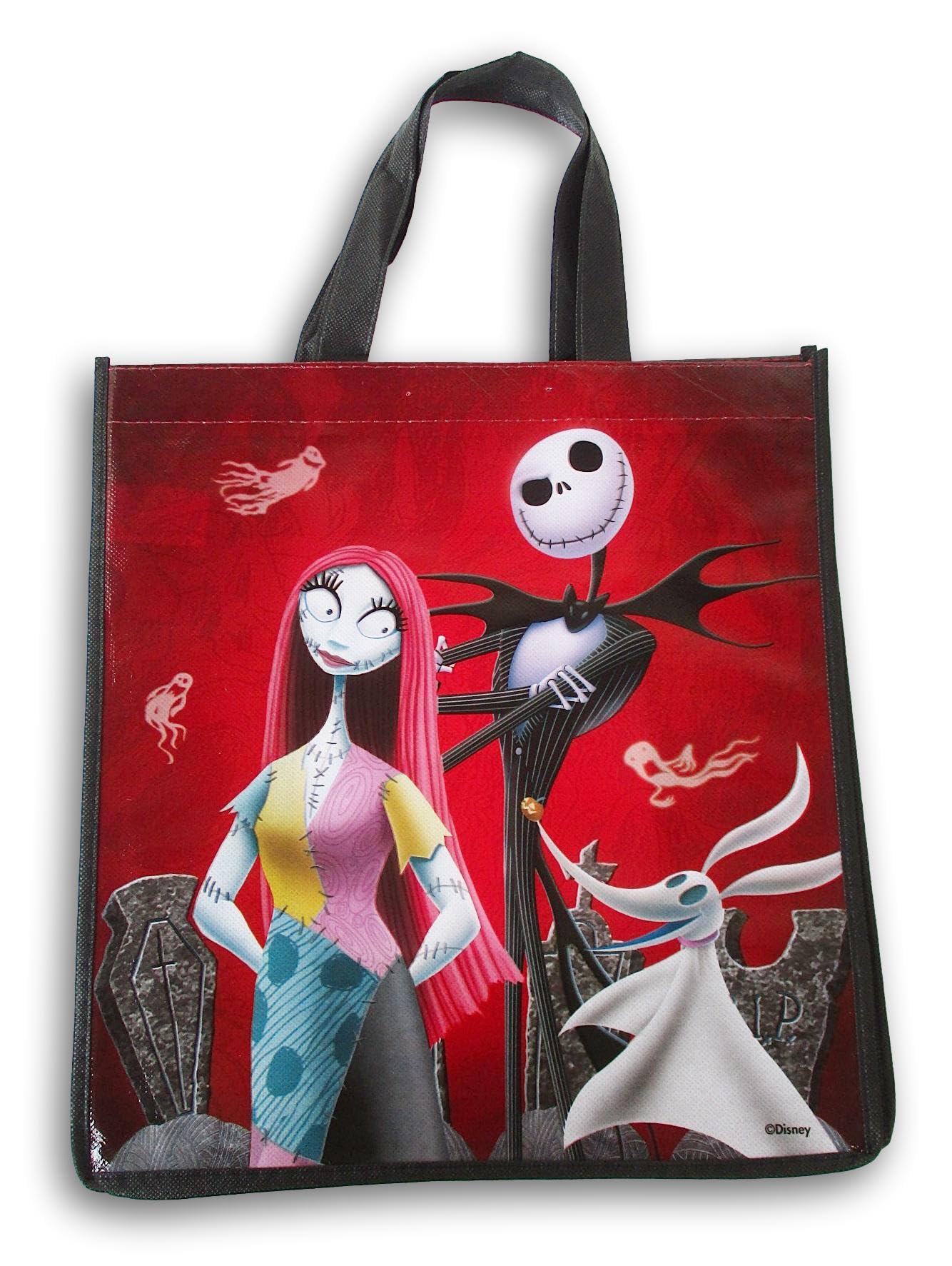 Craft SupplyJack & Sally Halloween Reusable Tote Bag - 12.5 x 13.5 Inches, Red, One size