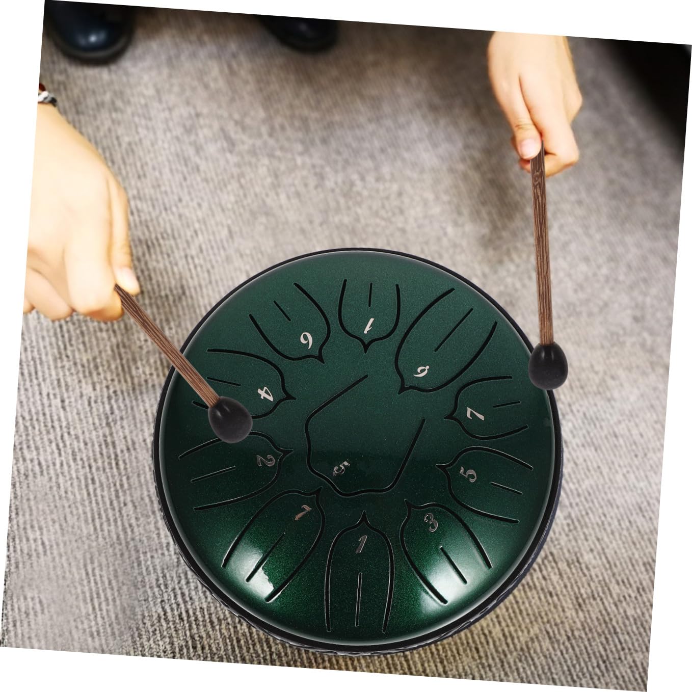 de Lengua de Acero Notas con Accesorios Completos y Partituras Inglés Instrumento de Percusión para Principiantes y Meditación