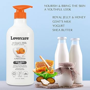 Amazon.com : Lovercare Goat Milk Body Lotion for Dry Skin Royal