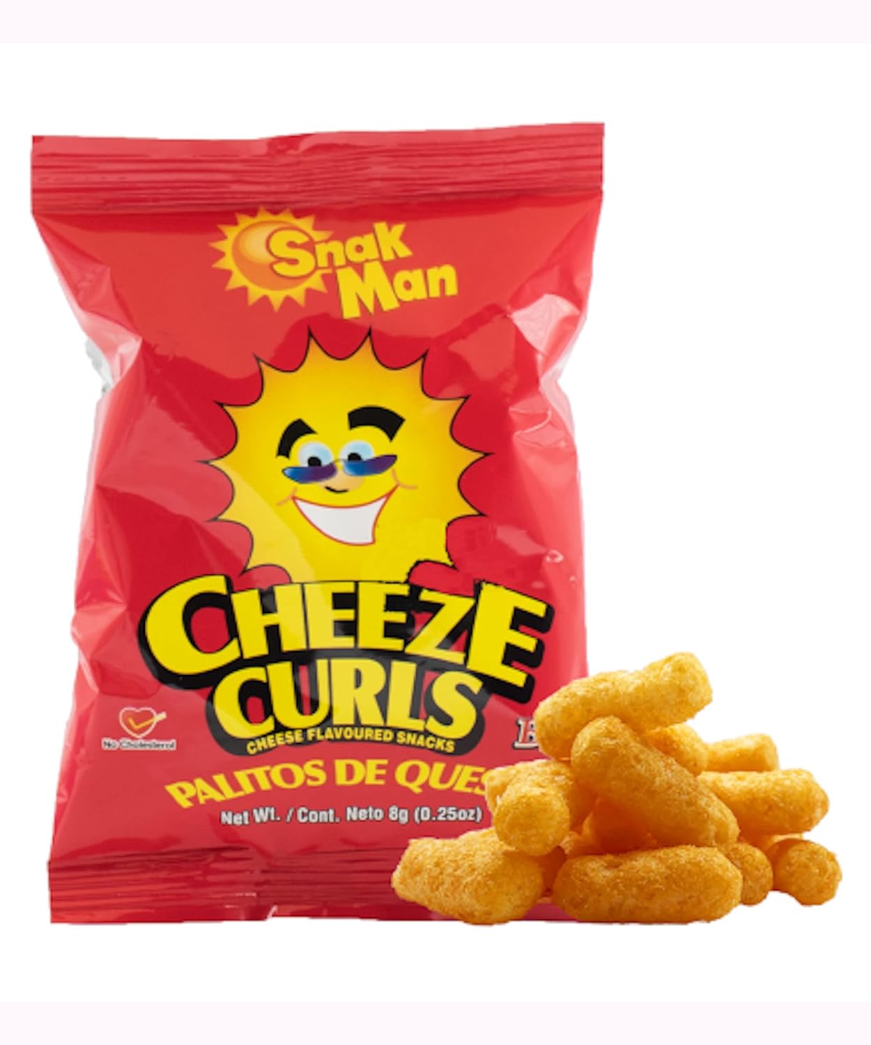 Snak Man Baked Cheese Curls Bulk pack of 10