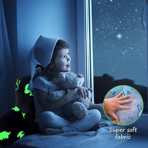 Miniatura 2 de Almohada de Lectura Aimuan que Brilla en la Oscuridad, Cuña de Descanso para Cama, Almohada de Respaldo Brillante para Niños con Estampado de