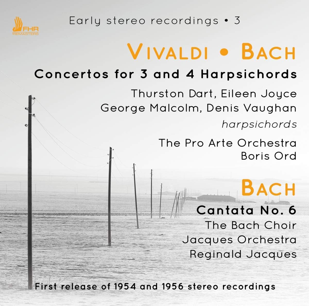 Vivaldi, Bach: Concertos For 3 Or 4 Harpsichords, Bach: Cantata No. 6