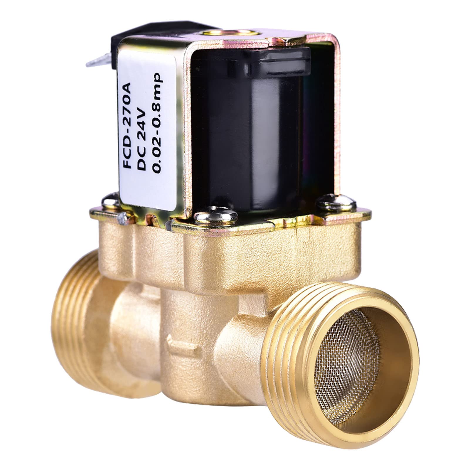 DC24V AC220V Electric Solenoid Magnetic Valve Normally Closed Brass Valves For Water Control 3 4inch 1 2inch - View #11