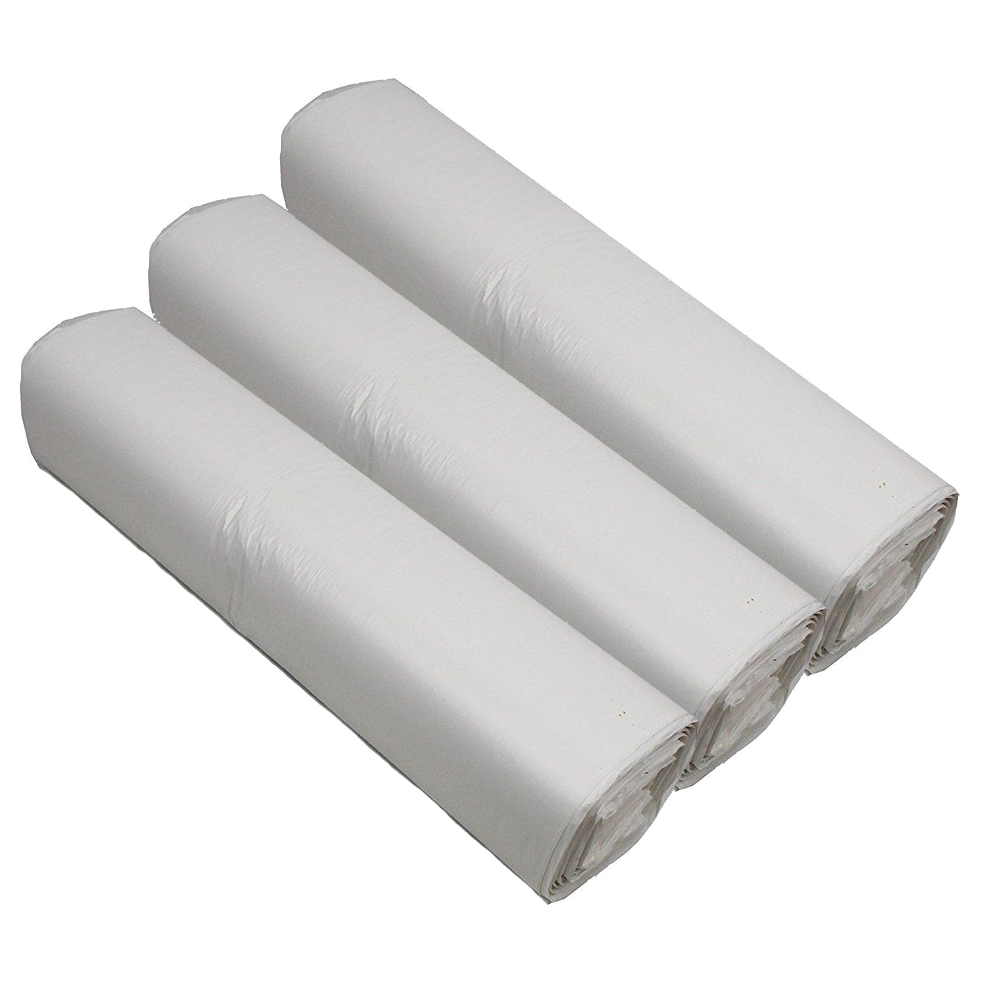 40L White Swing Bin Liners/Bags - 300 refuse sacks - White