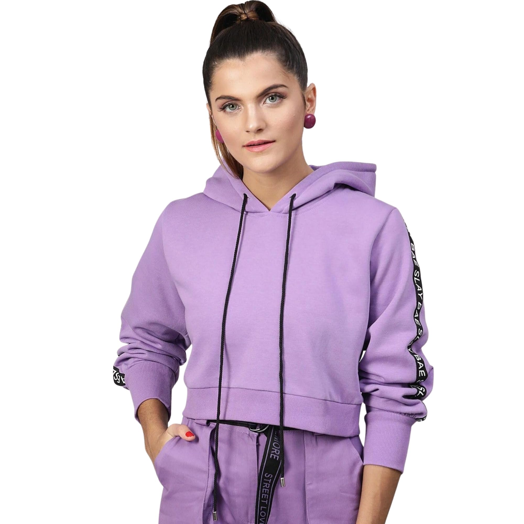 Full Sleeve Solid Women Reversible Sweatshirt (HUD00002282)-image-32