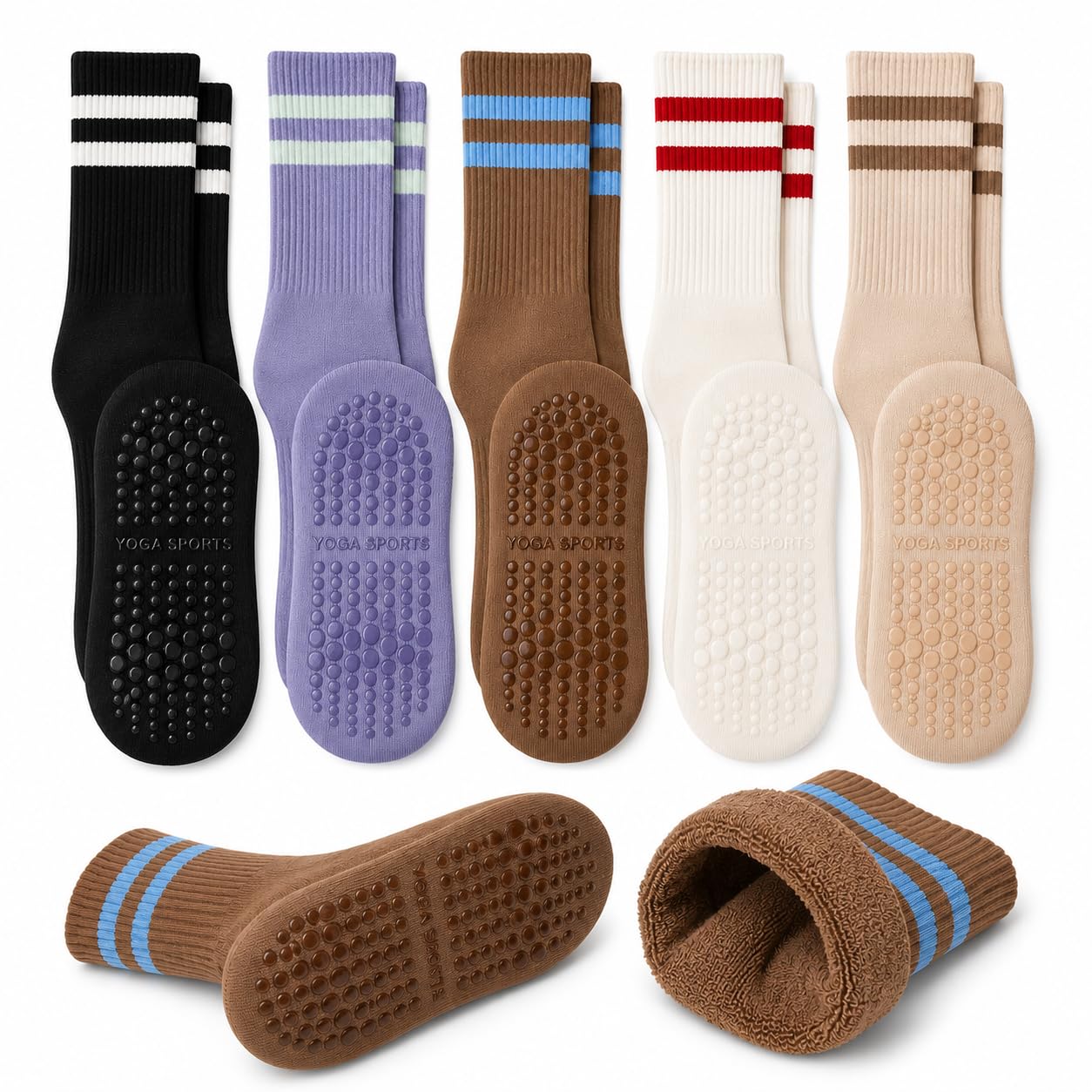 SOXURY Pilates Grip Socks