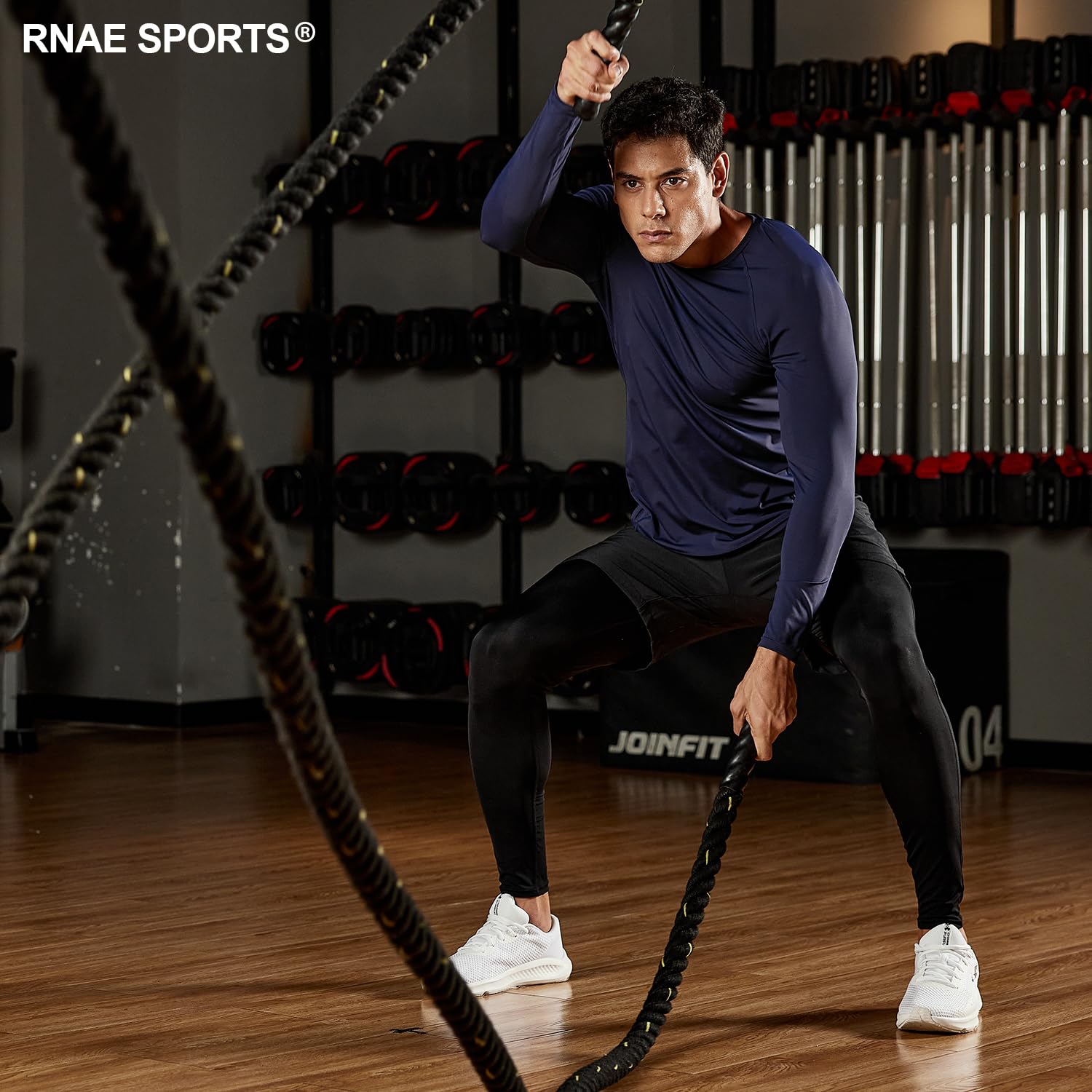Rane Sports Pantalones de compresión para Hombre, Mallas de Secado rápido, Transpirables, de Alta Elasticidad, cómodos, para Fitness, Running y Entrenamiento.