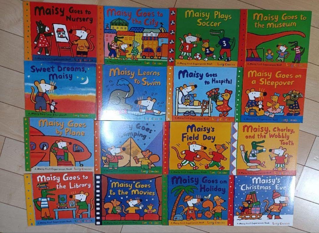 Amazon.co.jp: 英語絵本冒険好きな小さなかわいいねずみのMaisy