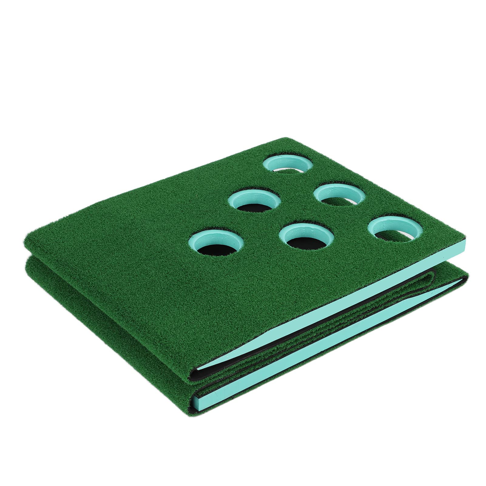 Putting-Spielset mit Lustigem Design, 12-Loch-Abdeckungen für Familienunterhaltung, Drinnen und Draußen, Matte