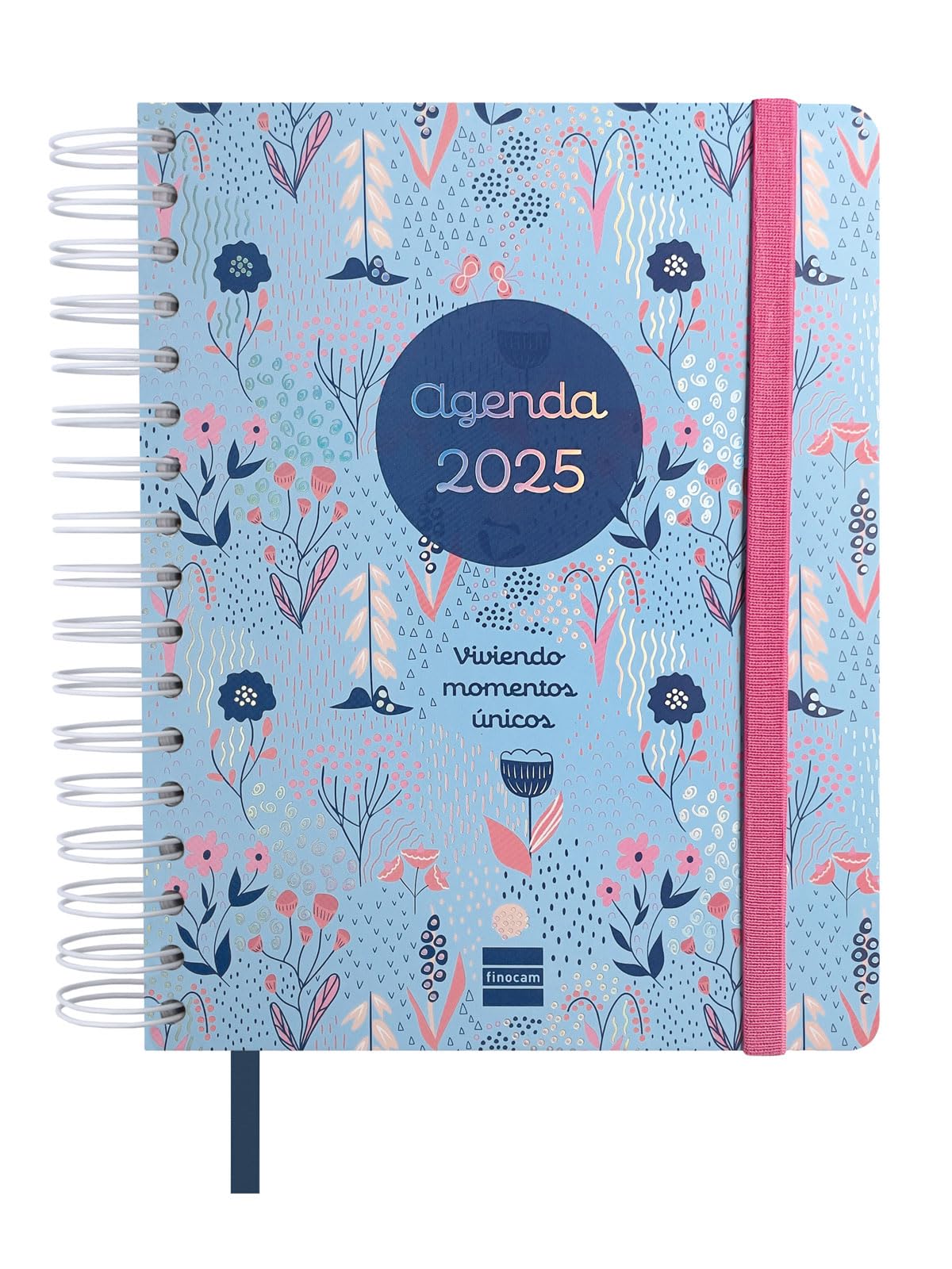 Finocam - Agenda Vitae 16 Meses 2024 2025 Semana Vista Horizontal Septiembre 2024 - Diciembre 2025 (16 meses) Azul Español
